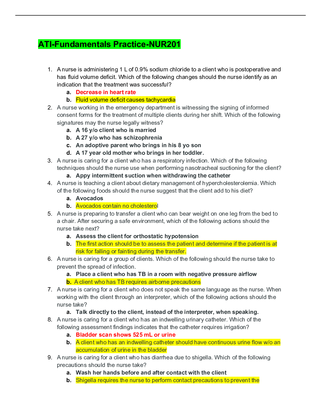 Preview image of ATI-Fundamentals Practice-NUR201.pdf document